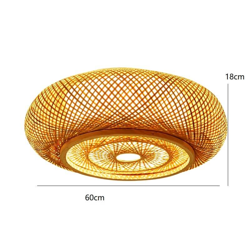 Eco-friendly Bamboo Hanging Ceiling Lamp